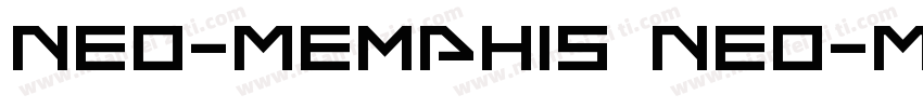 Neo-Memphis Neo-Memp字体转换